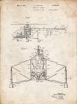 Direct-Lift Aircraft Patent - Vintage Parchment