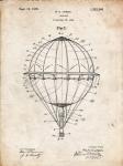 Balloon Patent - Vintage Parchment