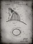 Fireman's Hat Patent - Faded Grey