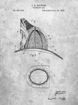 Fireman's Hat Patent - Slate