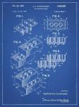 Toy Building Brick Patent - Blueprint