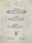 Cigar Patent - Antique Grid Parchment