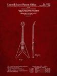 Stringed Musical Instrument Patent - Burgundy