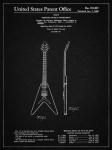 Stringed Musical Instrument Patent - Vintage Black