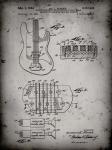 Electric Guitar Patent - Faded Grey