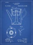 Blueprint Coffee Percolator 1880 Patent Art