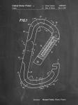 Chalkboard Oval Carabiner Patent