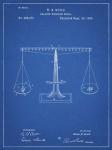 Blueprint Scales of Justice Patent