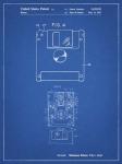 Blueprint 3 1/2 Inch Floppy Disk Patent