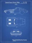 Blueprint 1962 Corvette Stingray Patent