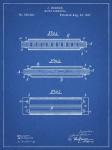 Blueprint Hohner Harmonica Patent