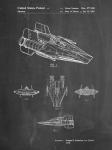 Chalkboard Star Wars RZ-1 A Wing Starfighter Patent