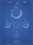 Blueprint Basketball 1929 Game Ball Patent