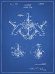 Blueprint Ship Steering Wheel Patent