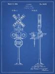 Blueprint Railroad Crossing Signal Patent