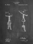 Chalkboard Corkscrew 1883 Patent