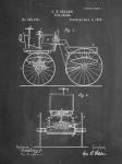 Chalkboard Motor Buggy 1895 Patent Print
