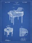 Blueprint Wurlitzer Butterfly Model 235 Piano Patent