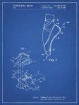 Blueprint Ballet Shoe Patent