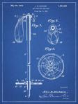 Blueprint Vintage Ski Pole Patent