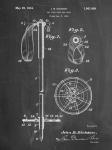 Chalkboard Vintage Ski Pole Patent