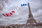 Lean On Me  Flag with Eiffel Tower