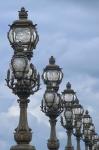 Art Nouveau Lamps Posts on Pont Alexandre III - II