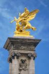 Golden Fame Statue On Pont Alexandre III - II