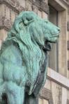 Lion Statue Of The Lions Gate Of The Louvre