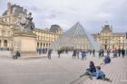 Louvre Palace And Pyramid IV