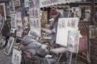 Monmartre Artist Working On Place du Tertre I