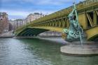 Pont Mirabeau Spans The Seine River