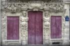 Sculptured Facade In Le Marais