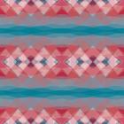 Ethnic Pattern Red Blue