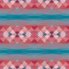 Ethnic Pattern Red Blue
