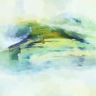 Abstracted Landscape in Greens