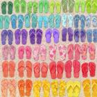 Rainbow Flipflops