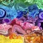 Rainbow of Crystals and Geodes