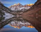 Maroon Bells Alpenglow