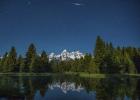 Iridium Flare over Grand Teton