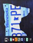 Minnesota License Plate Map