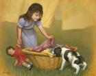 Girl With Puppy
