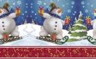 Snowman and Sleigh