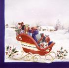 Santa's Sleigh With Village