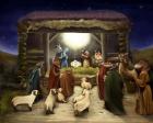 Three Kings Visit The Manger