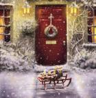 Red Door and White Christmas