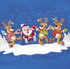 Santa's Christmas Winter Deer Dance