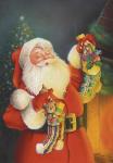 Santa Hanging The Stockings