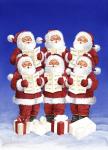 Caroling Santas