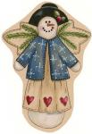 Blue Snowflake Jacket Snowwoman 2